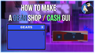 How To Make A Vibe Gear Shop Gui / Cash Gui In Roblox Studio 2021 | Vibe Game Series (PT.15)