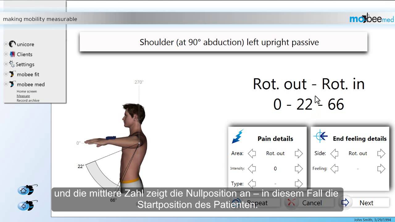 EXPERT SHOULDER EXAMINATION The ZERO NEUTRAL METHOD Zero neutral position impossible mobee EXPERT SHOULDER EXAMINATION The ZERO NEUTRAL METHOD Zero neutral position impossible mobee