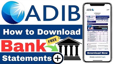 How to Download Statement in ADIB Mobile App