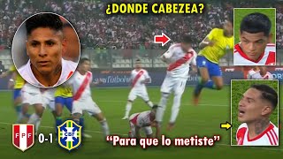 EL ERROR de RUIDIAZ en el GOL de BRASIL vs PERU HOY