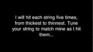 Tuning to drop A#
