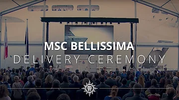 MSC Bellissima - Delivery Ceremony