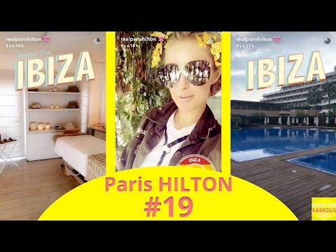 Paris Hilton in Ibiza - snapchat - september 20 2016