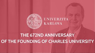 Rector Zima’s address commemorating the 672nd anniversary of the founding of Charles University