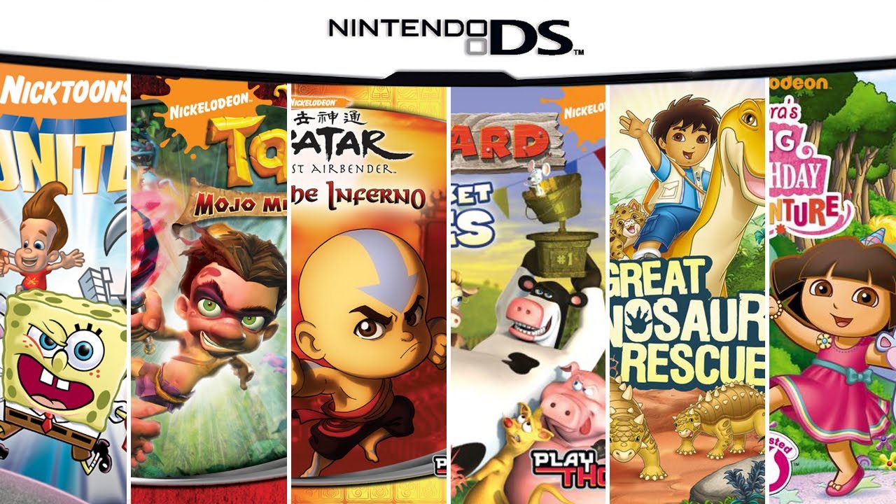 Nickelodeon Cartoon Games for DS YouTube