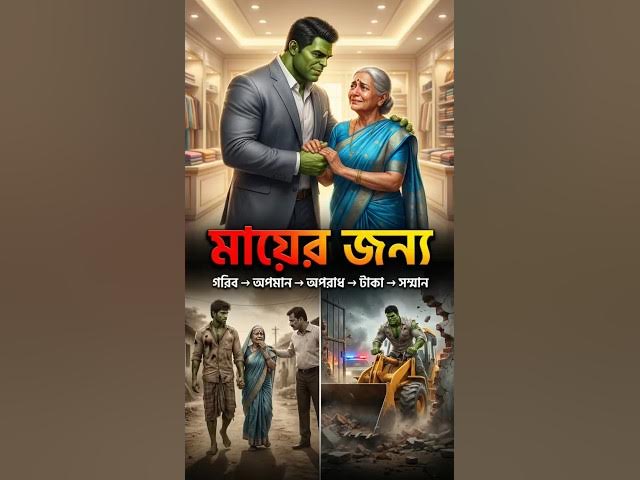 মায়ের অপমানের প্রতিশোধ নিল হাল্কা | Hulk Bangla Emotional Funny Video | Ajob Vibes