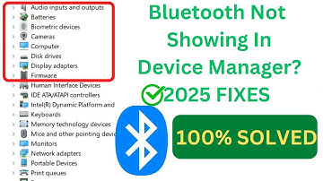 Bluetooth Not Showing In Device Manager On Windows 10 & 11|FIX Bluetooth On ,Off Button Is Missing