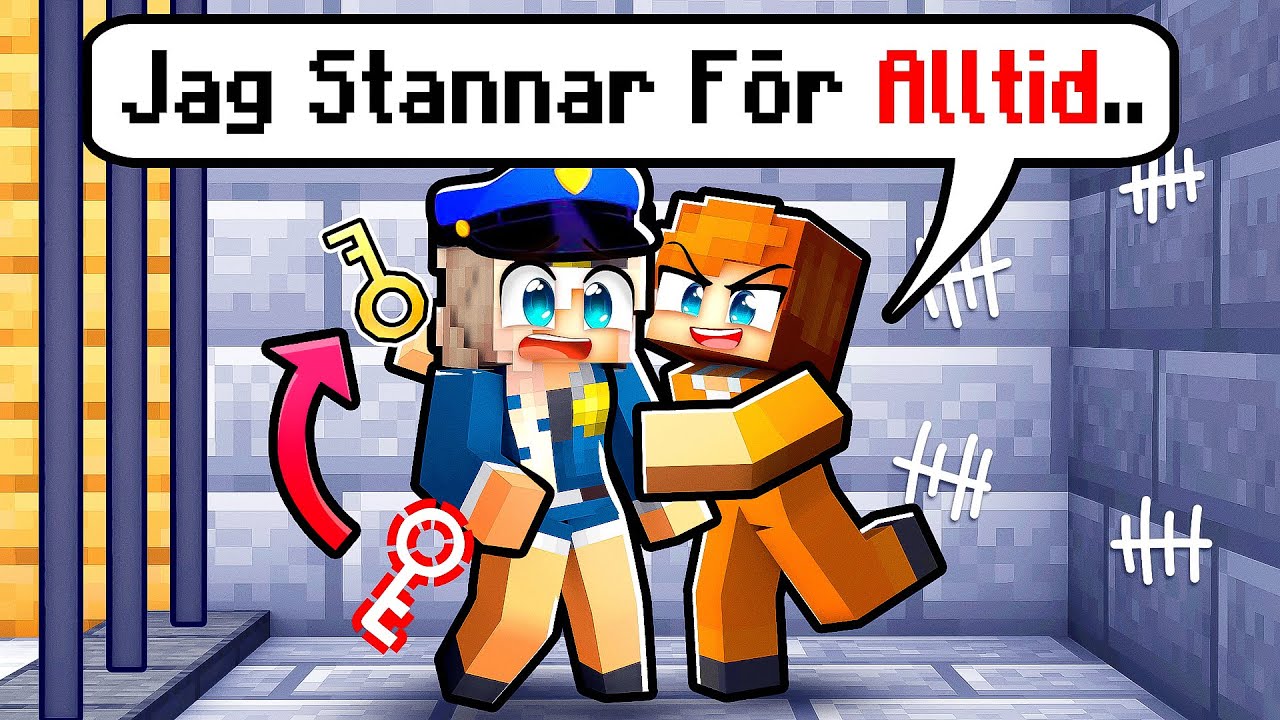 Rymmer Från Min FLICKVÄNS Fängelse i Minecraft!
