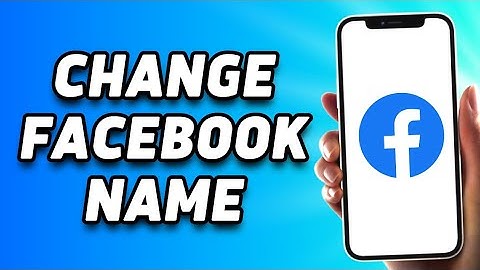 How to change name on facebook without last name (2023)