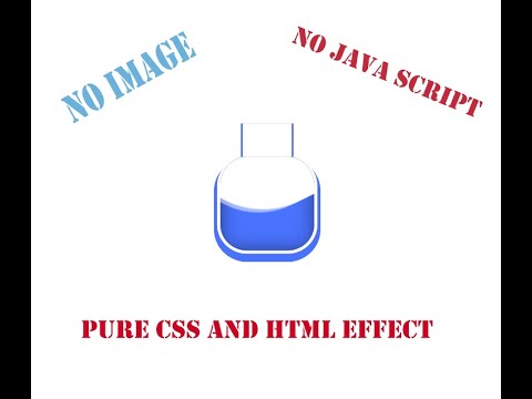 Html and CSS - Fillig Container Effect no Java Script pure CSS