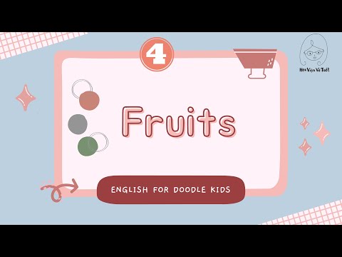 Video English Vocabulary for Doodle Kids | Topic- Fruits - youtube
