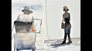 Watercolor Figures &quot;THE SIMPLE WAY&quot; for All Students - with Chris Petri