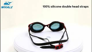 Soft silicone fast fit buckle UV400 swim glasses screenshot 5