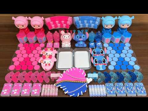 Slime Mixing Random Things Into Glossy Slime – Makeup, Clay, Beads #354