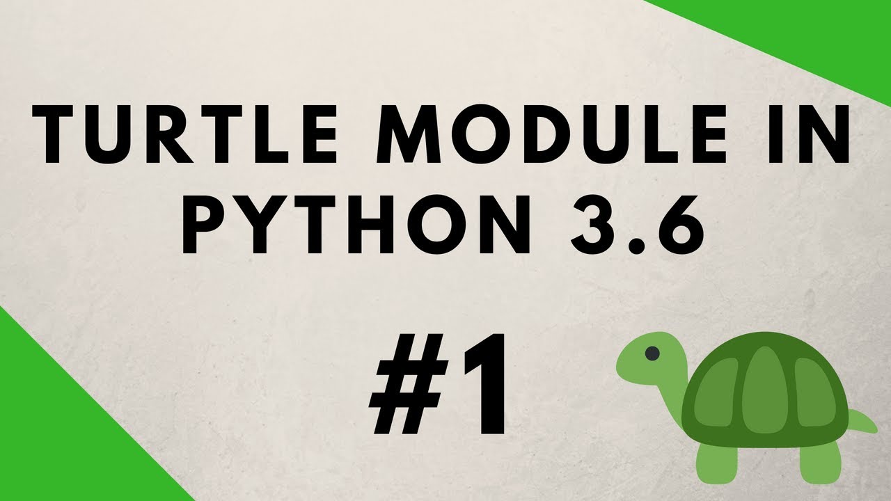 Python Turtle Graphics Tutorial #21 - Introduction