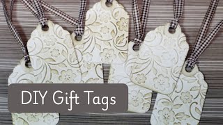 DIY Embossed Gift Tags in Minutes | Easy & Elegant Handmade Tags