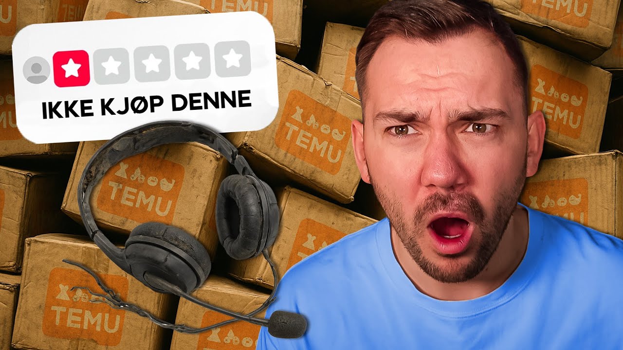 Jeg Kjøpte 1 Stjernes Rangerte Ting Fra TEMU