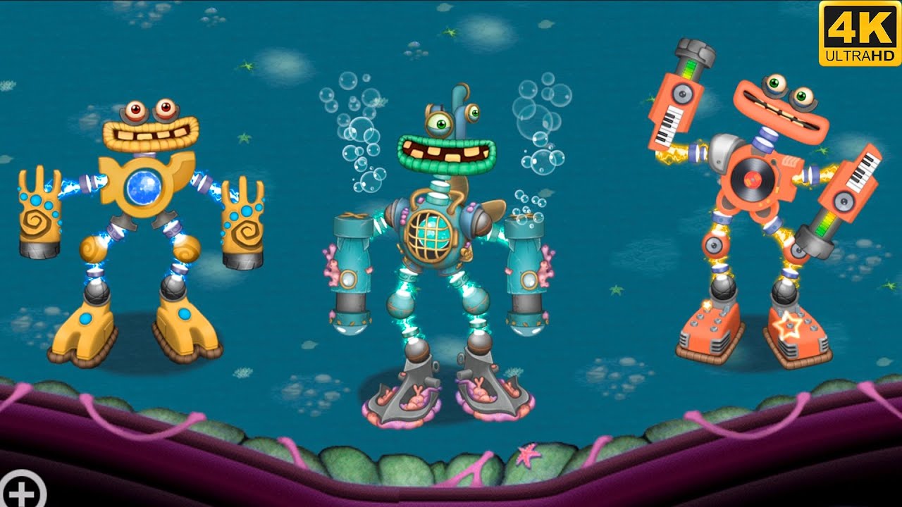 Wubbox, Rare Wubbox, Epic Wubbox - All Island Trios (My Singing Monsters) 