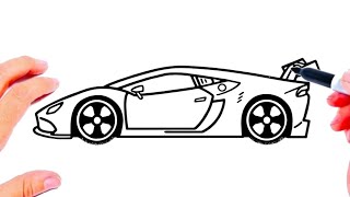 como dibujar | como dibujar un carro lamborghini paso a paso | dibujos para dibujar