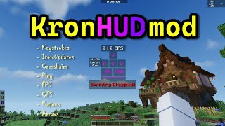 Minecraft 1.19.2 - KronHUD mod (Keystrokes)