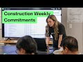 Effective Weekly Planning for Successful Construction Projects