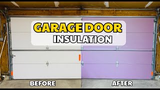 How to Insulate your Garage Door, no glue installation | DIY