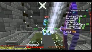 Minecraft Creeper Attack w/Drewplaysgames RECORD!!!