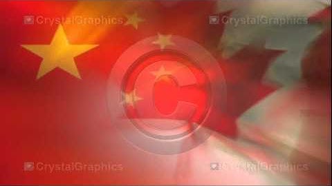 Video Clips for PowerPoint by CrystalGraphics - Canada China Flag Loop