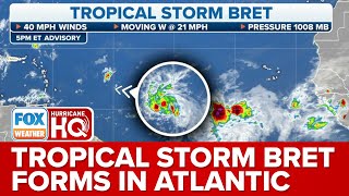 Tropical Storm Bret Forms In Atlantic, Hurricane Impacts Increasingly Likely For Lesser Antilles image