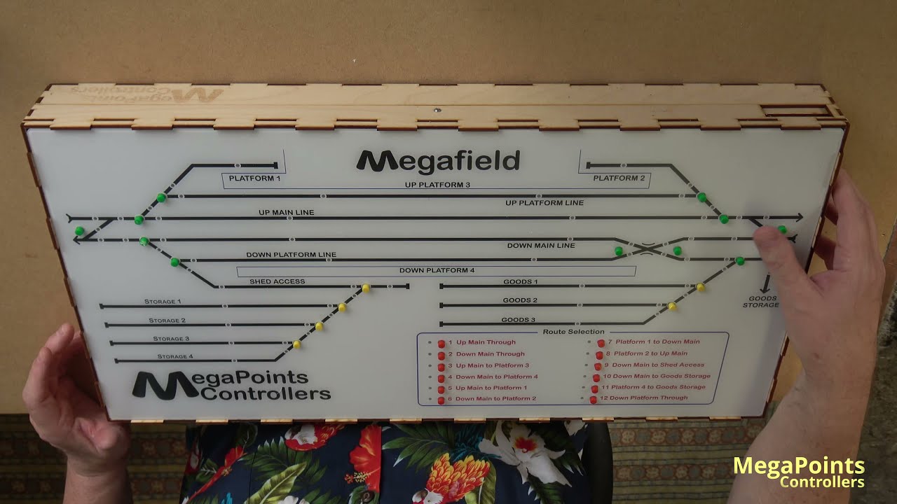 Coloured button caps for mimic panels