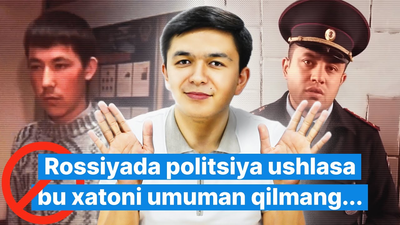 Rossiyada politsiya bilan ruscha gaplashishni o'rganamiz