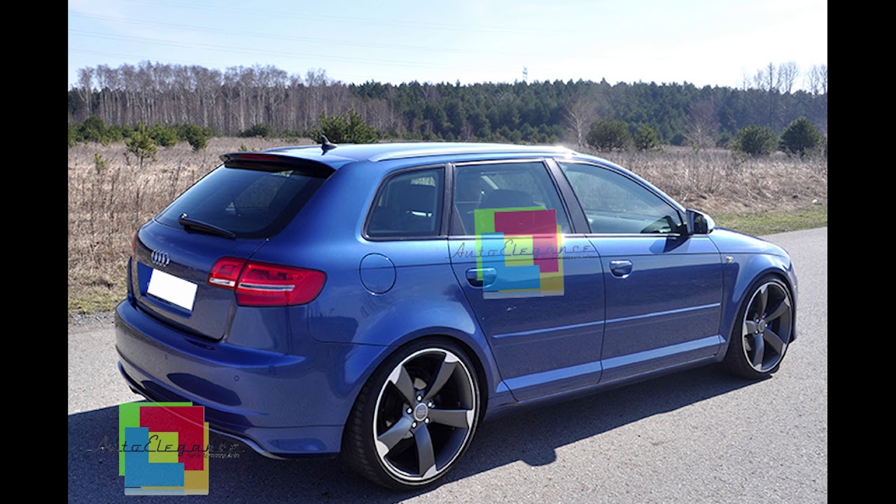 AUDI A3 8P 2005-2012 SPORTBACK 5 PORTE SPOILER TETTO LOOK ...