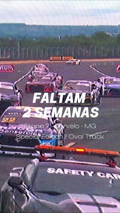 O tempo passa, mas a emoção permanece! Em 2 semanas, voltamos para o traçado oval da NASCAR Brasil.