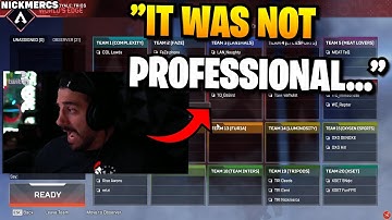 NICKMERCS speaks out on why Tripods coach QUIT mid-scrims before ALGS..