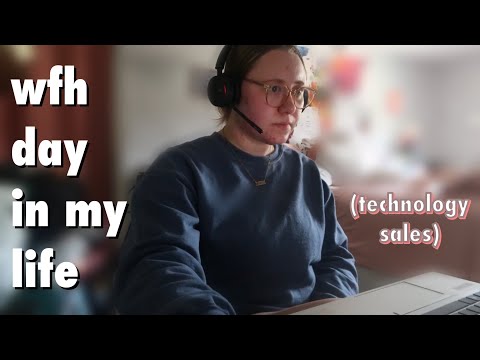 an average WFH day in my life working in tech sales