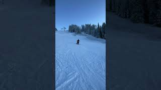 Skier Fails Backflip on Snowy Slope