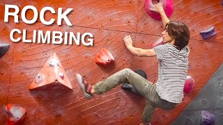 rock climbing