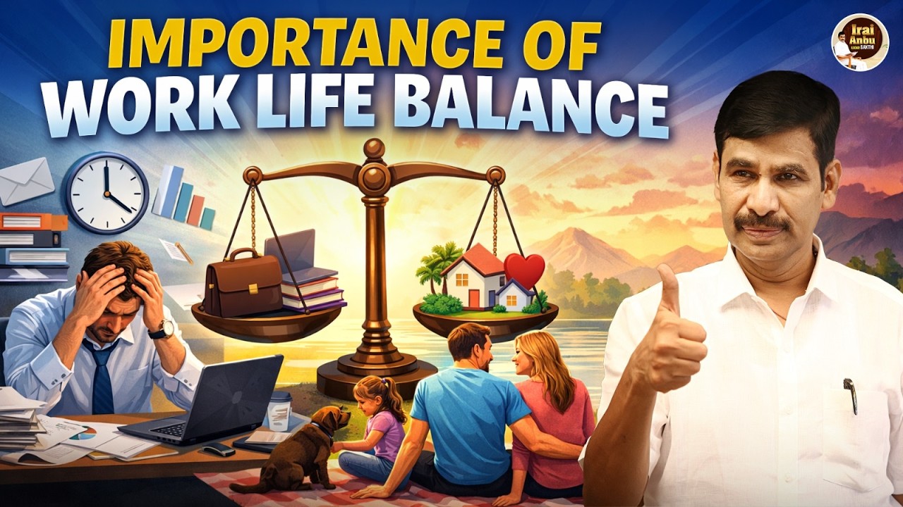 Secret of work life balance? | Irai Anbu