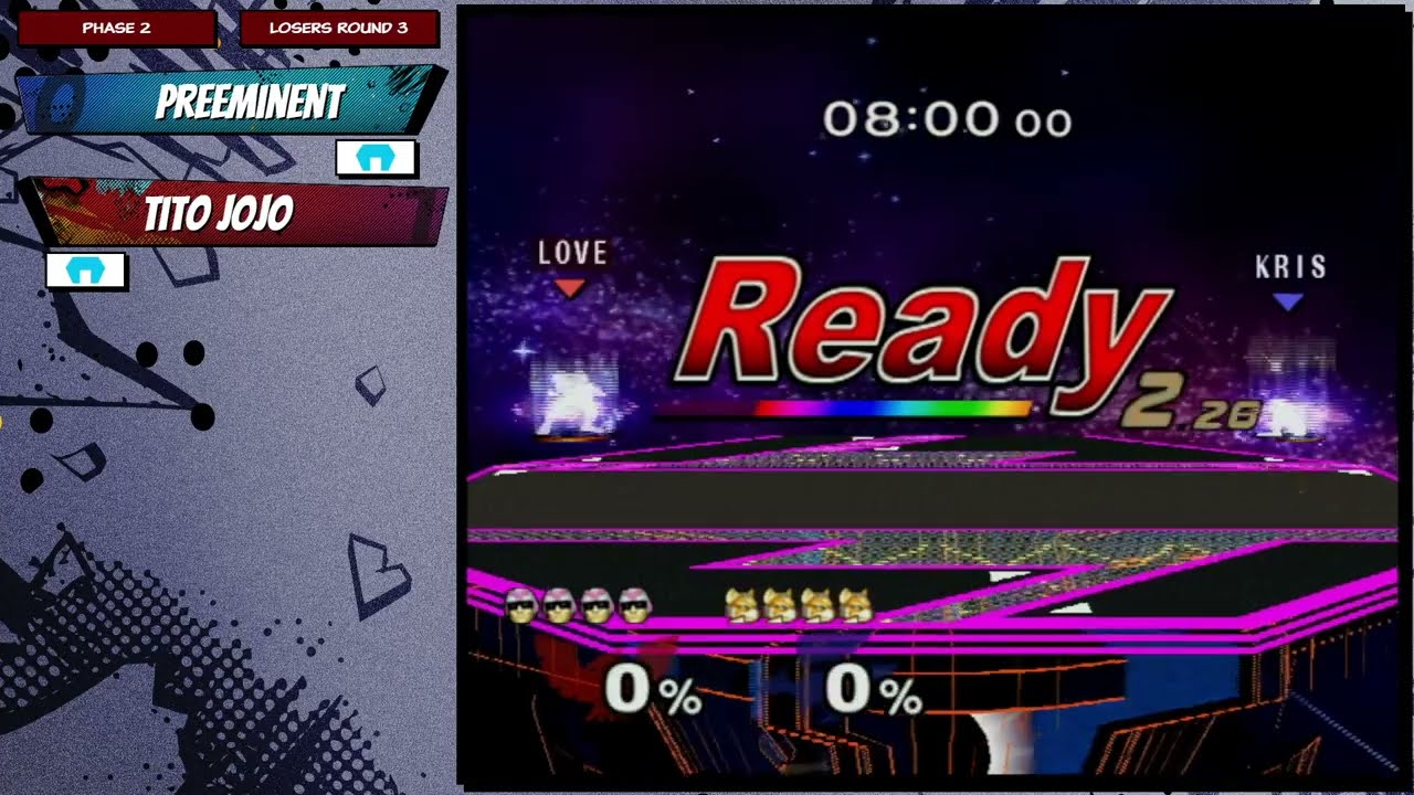 Collision 2024 - Preeminent (Captain Falcon) vs Tito JoJo (Fox) - Losers Round 3 - Melee Singles