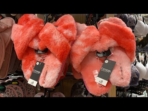 slippers asda womens