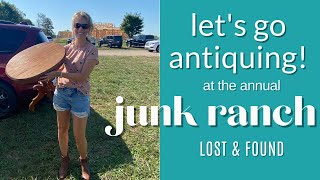 Thrift Haul + Let's go ANTIQUING on trip to The Junk Ranch!! Farmhouse, Cottage, and Vintage Decor