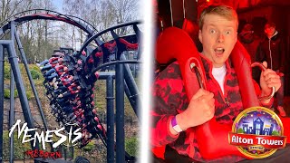 RIDING NEMESIS REBORN for the FIRST TIME!!  Alton Towers