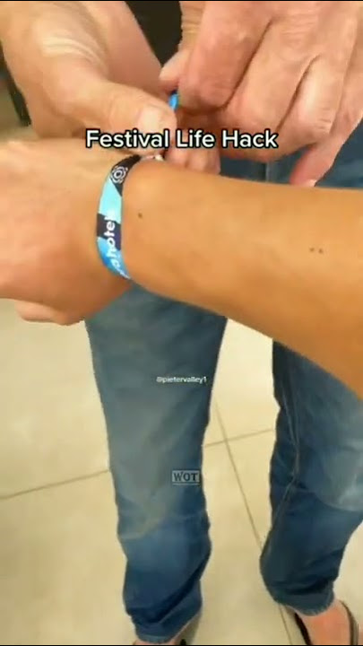 Festival life hack