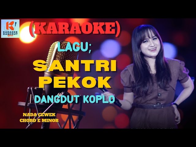 Santri Pekok Karaoke | Karaoke Dangdut Official | Cover PA 600 class=