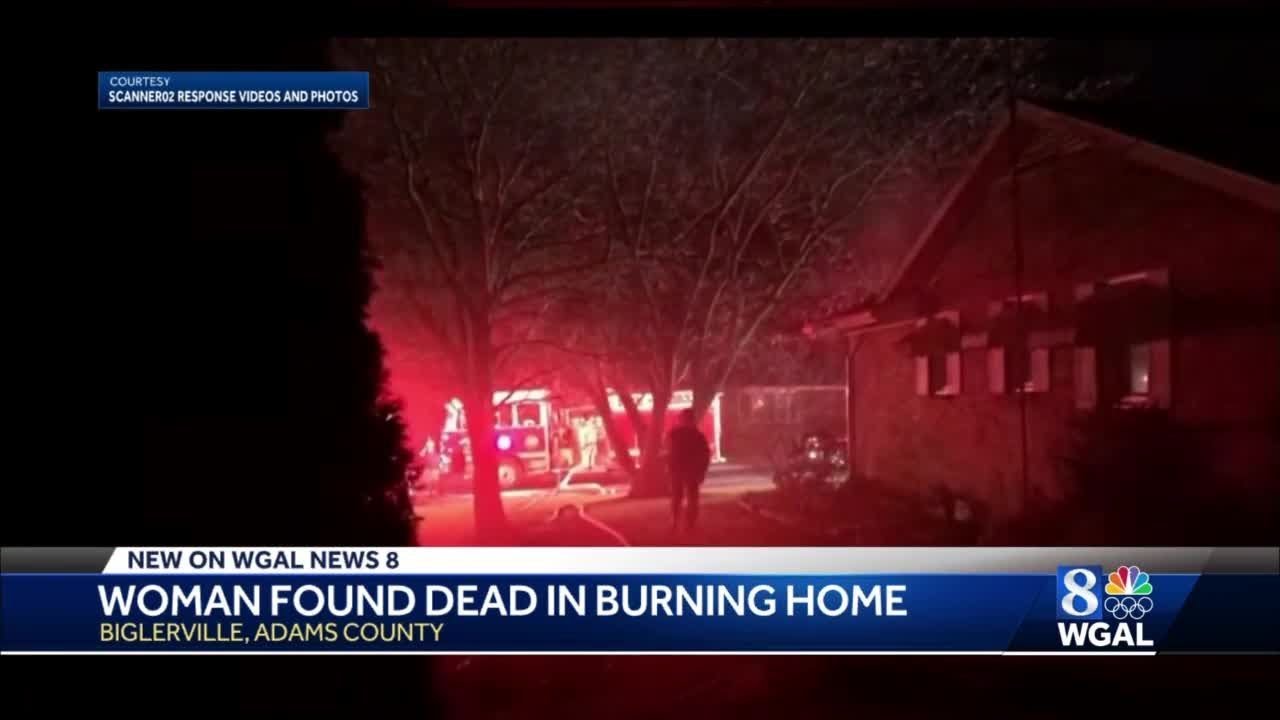 Woman found dead in burning home - YouTube