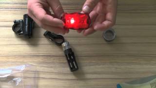 Bike Bicycle Waterproof LED Headlight With Rear Flashlight (Review)