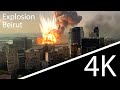 [4K] Beirut Explosion & Slow Motion Footage
