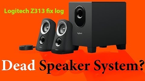 Repairing a Dead Logitech Speaker System (Z313 FIX LOG)