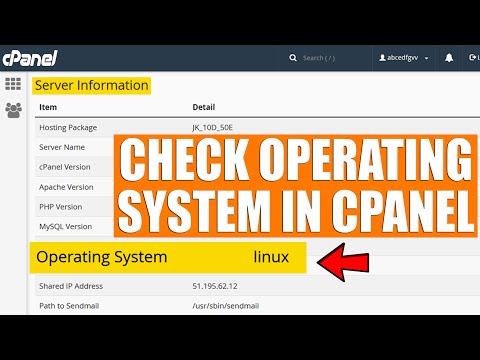 [🔴LIVE] How to check OS (Operating System) via cPanel?