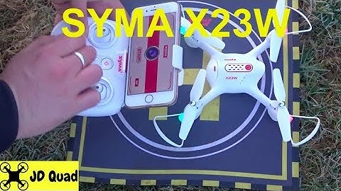 Syma X23W Quadcopter Drone Outdoor Flight Test Video